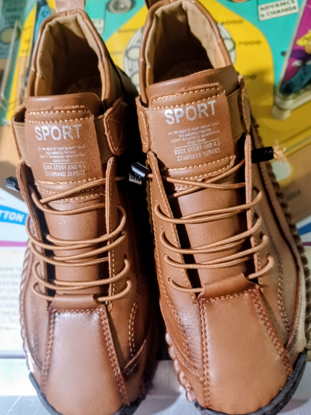 Women’s Tan Ankle Booties — Casual Comfort - Picture 2 of 8